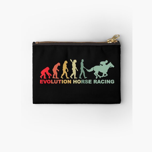 Item preview, Evolution Horse Racing Retro Equestrian Derby Suit Tee, Kentucky Men Women Jockey Silhouette Design designed and sold by PrintOfi.