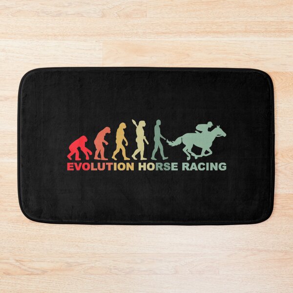 Item preview, Evolution Horse Racing Retro Equestrian Derby Suit Tee, Kentucky Men Women Jockey Silhouette Design designed and sold by PrintOfi.