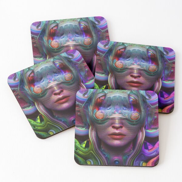 Item preview, Psychedelic Face #49 - Part of Our Psychedelic Faces Collection designed and sold by Psychedelic Psychos.