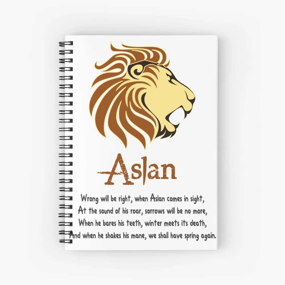 Aslan Spiral Notebooks for Sale - Pixels