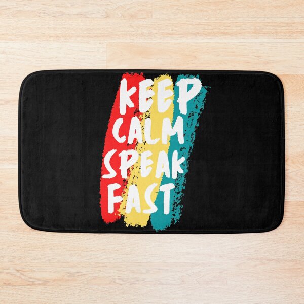 Item preview, Keep Calm And Speak Fast designed and sold by mu-art.