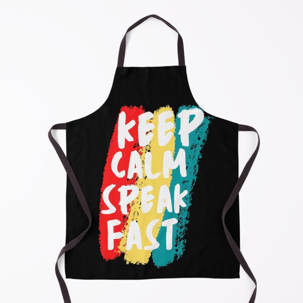 Item preview, Keep Calm And Speak Fast designed and sold by mu-art.