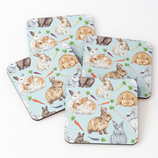 Item preview, Snuggle Bunnies - Blue designed and sold by Elizabeth Weglein.
