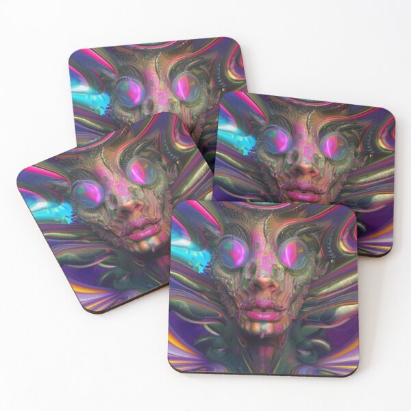 Item preview, Psychedelic Face #50 - Part of Our Psychedelic Faces Collection designed and sold by Psychedelic Psychos.