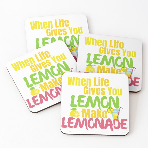 Item preview, When life gives you LEMON, make LEMONADE - Funny quotes - K367 -  designed and sold by K367.