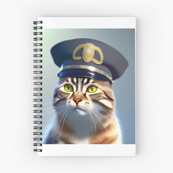 Item preview, The Catsy Cat Police Officer designed and sold by CreepyDesigns.
