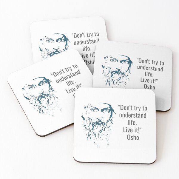Item preview, Inspiring Quote from Osho on the Art of Living designed and sold by RetComly.