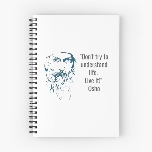 Item preview, Inspiring Quote from Osho on the Art of Living designed and sold by RetComly.