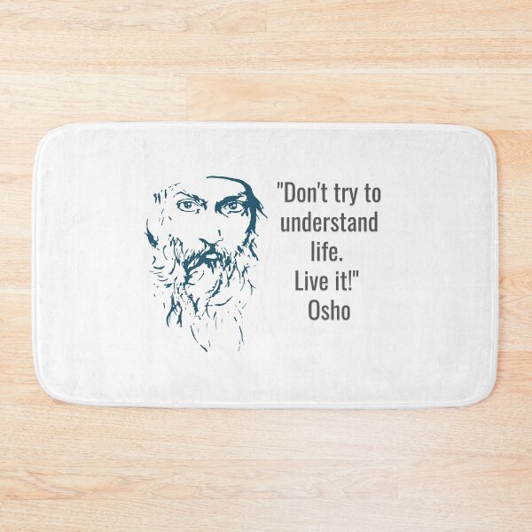 Item preview, Inspiring Quote from Osho on the Art of Living designed and sold by RetComly.