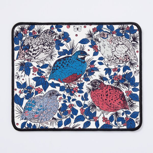 Item preview, Vintage Quail, Blueberries, and Brambles Pattern designed and sold by Quail and Friends.