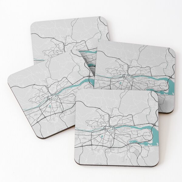 Item preview, Cork Ireland Map - Minimal Style w/ Roads designed and sold by wxnw-designs.