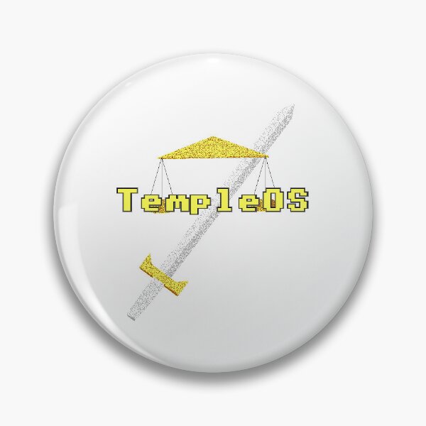 Item preview, TempleOS Logo designed and sold by MertsWeirdItems.
