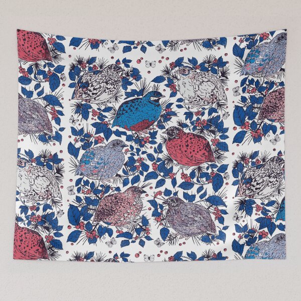 Item preview, Vintage Quail, Blueberries, and Brambles Pattern designed and sold by Quail and Friends.