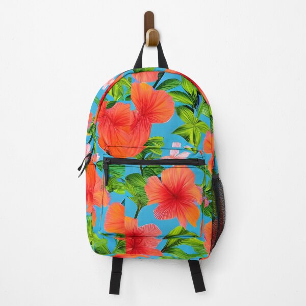 Item preview, Orange hibiscus flower pattern designed and sold by gramizzia.