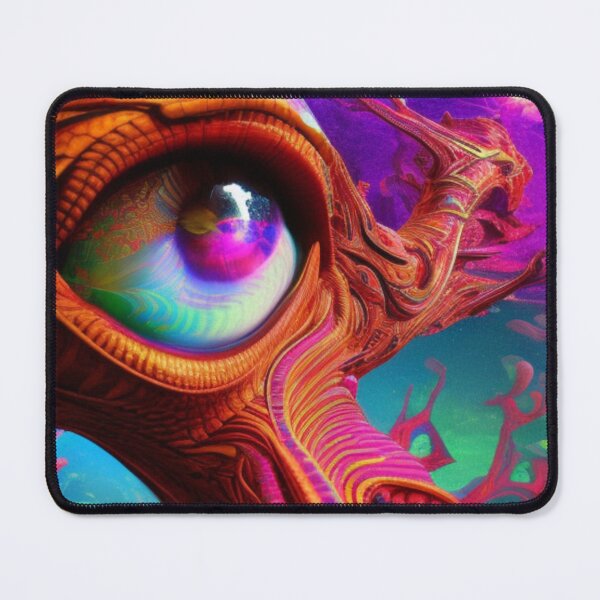 Artikelvorschau, Psychedelic Face #51 - Part of Our Psychedelic Faces Collection entworfen und verkauft von Psychedelic Psychos.