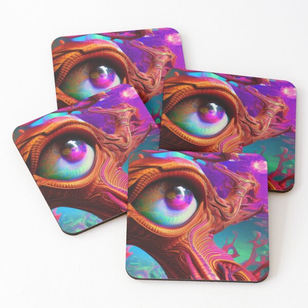 Aperçu de l'œuvre Psychedelic Face #51 - Part of Our Psychedelic Faces Collection créée et vendue par Psychedelic Psychos.