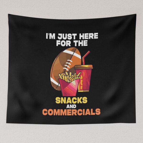 Item preview, Sunday Snacks And Commercials Watching Football Match Sunday designed and sold by TMelonShop.