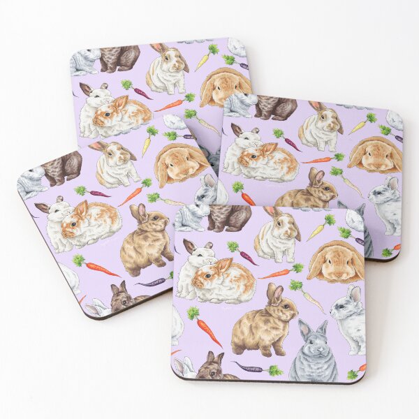 Item preview, Snuggle Bunnies - Lilac designed and sold by Elizabeth Weglein.