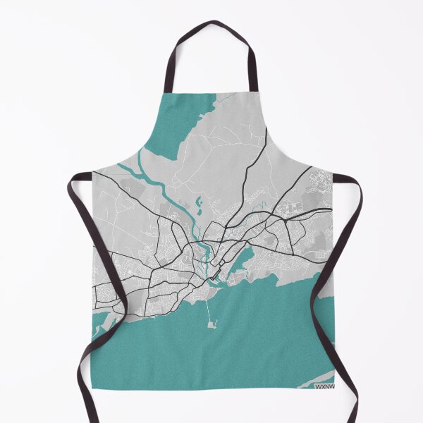 Item preview, Galway Ireland Map - Minimal Style w/ Roads designed and sold by wxnw-designs.
