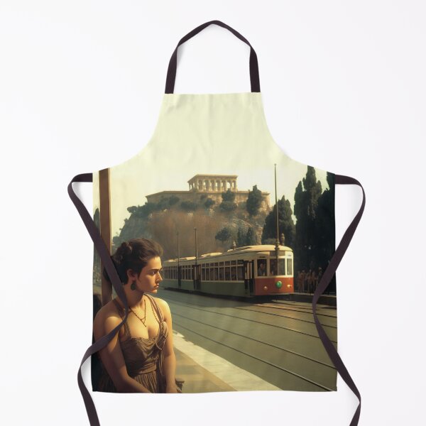 Item preview, A girl waiting for the tramway in Ancient Rome designed and sold by LaVilleNouvelle.