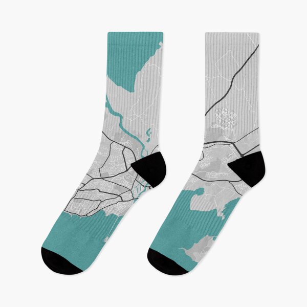 Item preview, Galway Ireland Map - Minimal Style w/ Roads designed and sold by wxnw-designs.