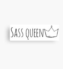 Sass Queen Canvas Print