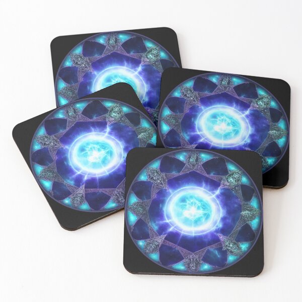 Item preview, Energy Outburst - Cyan Mandala designed and sold by arcanemuse.
