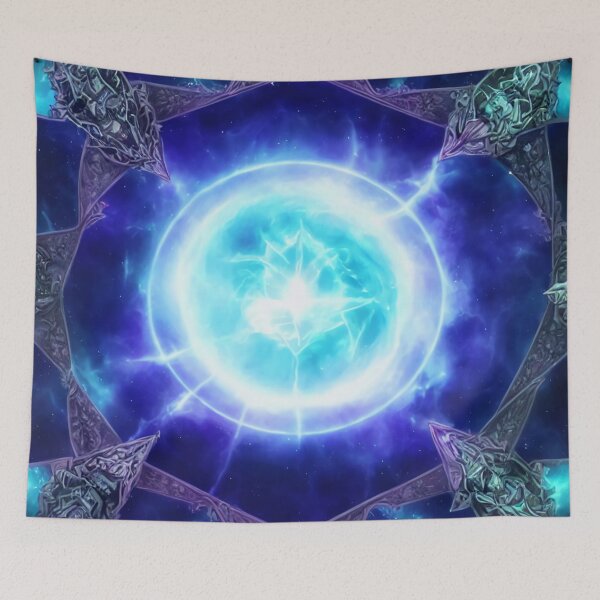 Item preview, Energy Outburst - Cyan Mandala designed and sold by arcanemuse.