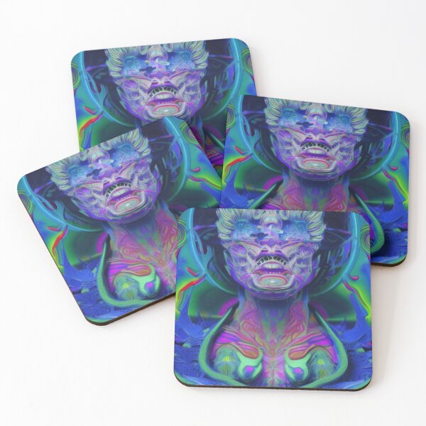 Item preview, Psychedelic Face #53 - Part of Our Psychedelic Faces Collection designed and sold by Psychedelic Psychos.