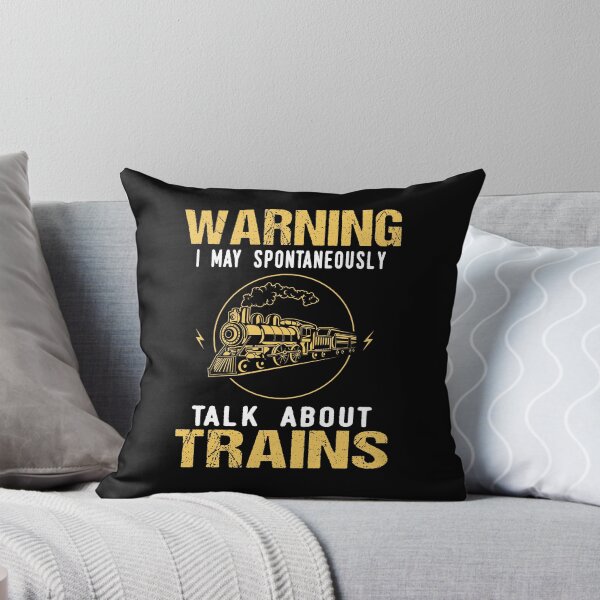 Item preview, WARNING I MAY SPONTANEOUSLY TALK ABOUT TRAINS designed and sold by ibra2712.