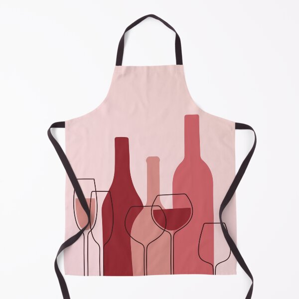 Item preview, Feminine Wine Silhouette (Light Pink Color Palette) designed and sold by NMattsonDesigns.