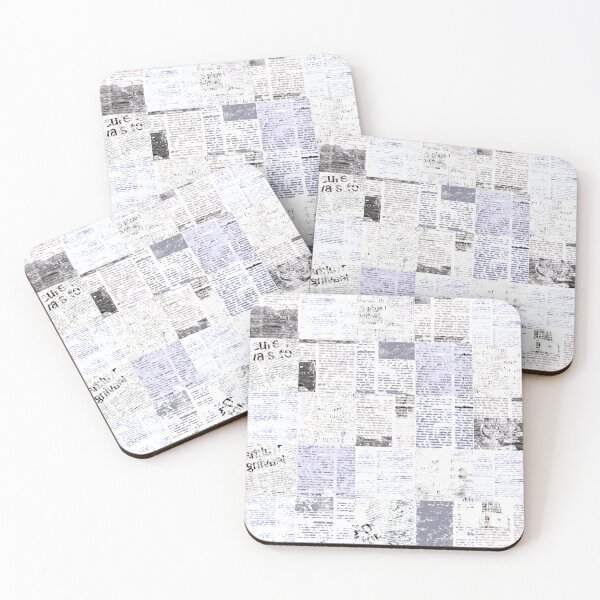 Item preview, Old grunge unreadable vintage newspaper paper texture seamless pattern designed and sold by olgersart.