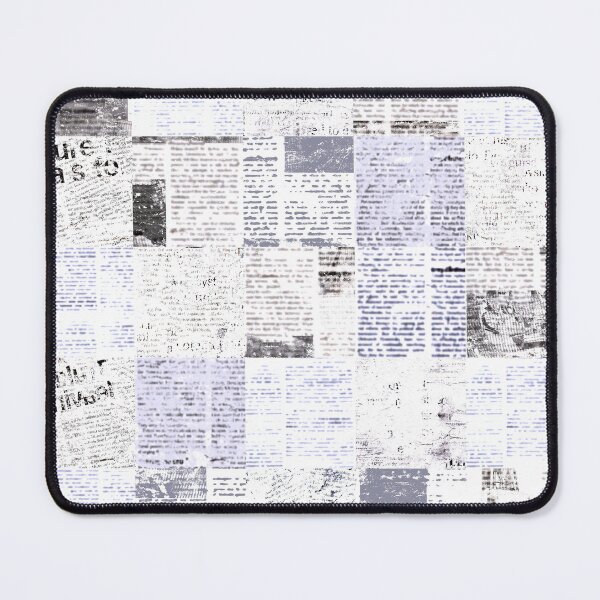 Item preview, Old grunge unreadable vintage newspaper paper texture seamless pattern designed and sold by olgersart.