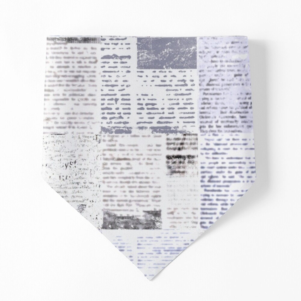 Old grunge unreadable vintage newspaper paper texture seamless