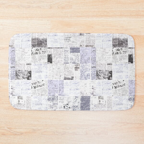 Item preview, Old grunge unreadable vintage newspaper paper texture seamless pattern designed and sold by olgersart.