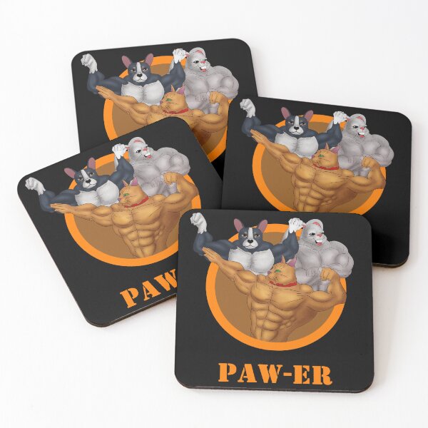 Item preview, Cat Bunny Dog Trinity Gym Paw-Er Power Pose designed and sold by FacundoGomez.