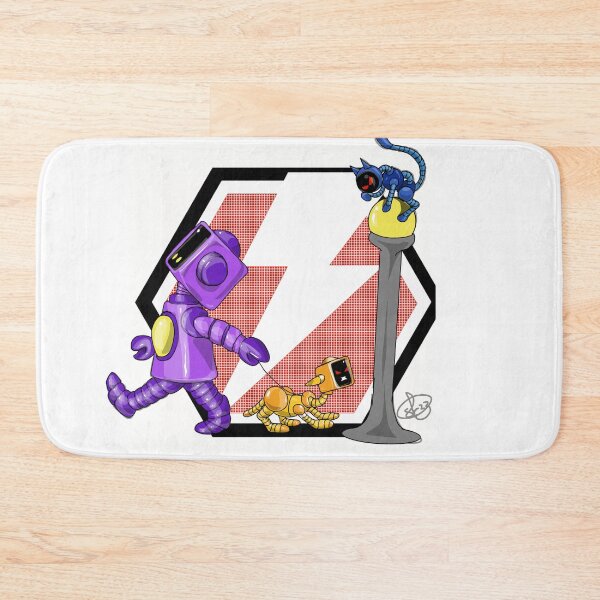Item preview, Cute robot walking his robot dog designed and sold by Pittstop.