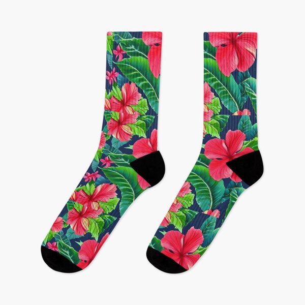Aperçu de l'œuvre Motif de fleurs d'hibiscus hawaïen créée et vendue par gramizzia.