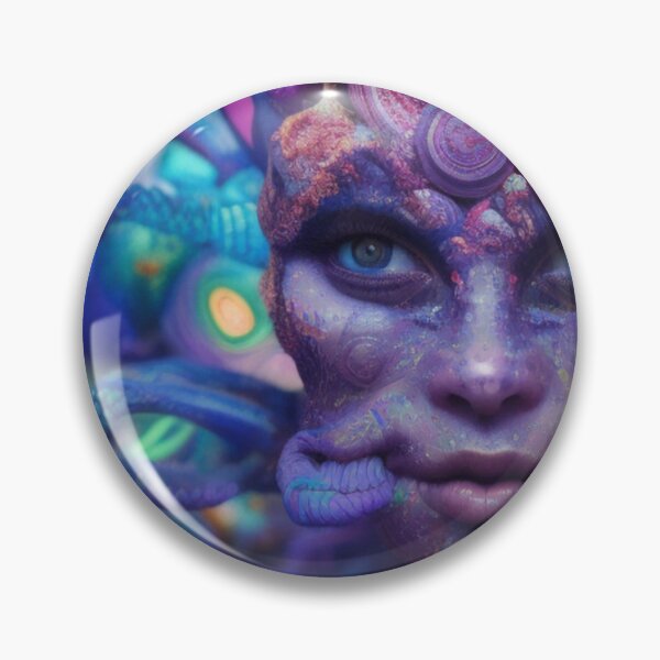 Item preview, Psychedelic Face #55 - Part of Our Psychedelic Faces Collection designed and sold by Psychedelic Psychos.