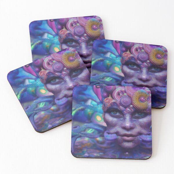 Item preview, Psychedelic Face #55 - Part of Our Psychedelic Faces Collection designed and sold by Psychedelic Psychos.