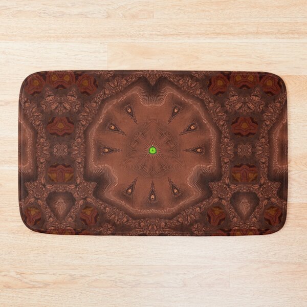 Item preview, *FUNNY ABSTRACT PAINTING ALIEN TRIBAL FACE CHOCOLATE MIXTURE MINT GREEN WITH STARRY GREEN ANISE designed and sold by Ralek.