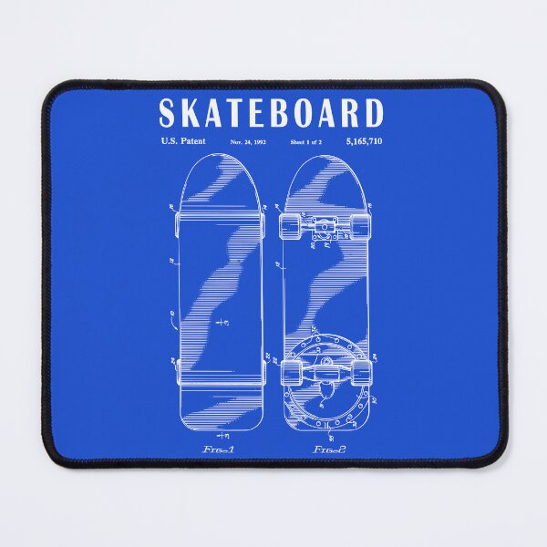 Item preview, Skater Skateboard Skateboarding Vintage Patent Drawing Print designed and sold by ismdesigner.