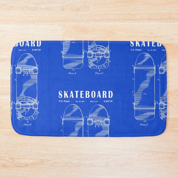 Item preview, Skater Skateboard Skateboarding Vintage Patent Drawing Print designed and sold by ismdesigner.