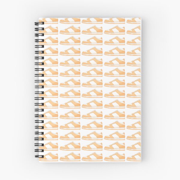 Item preview, Pastel Orange and White Sneakers Print designed and sold by overlychromatic.