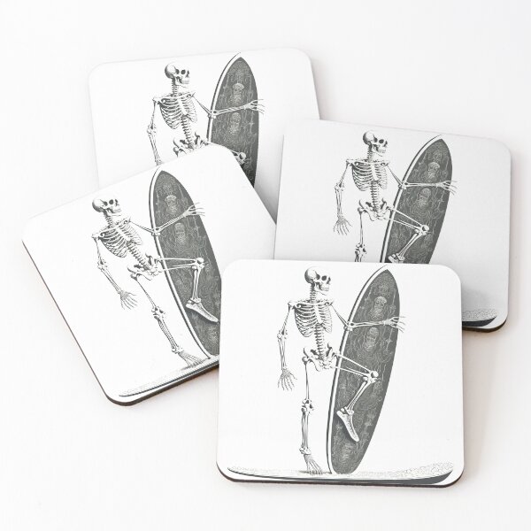 Item preview, DEATH SURFER SKELETON designed and sold by Delicious Design ⭐⭐⭐⭐⭐.