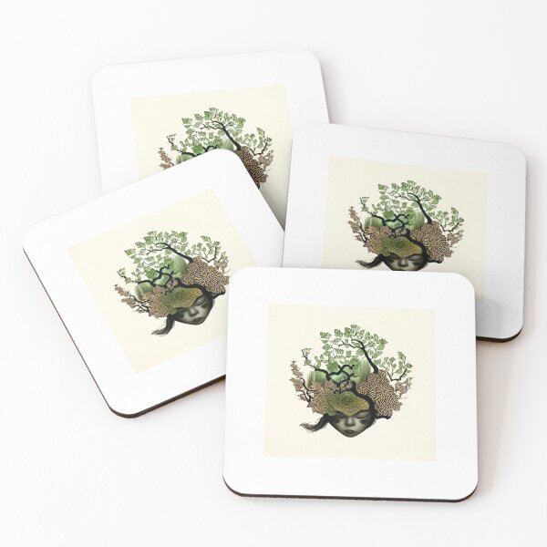 Item preview, Girl with Tree hair - Designs for a greener future designed and sold by GreenBubble - Shop and reforest.