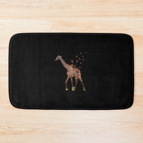 Aperçu de l'œuvre Girafe et papillon double exposition créée et vendue par SoniaCoteStudio.