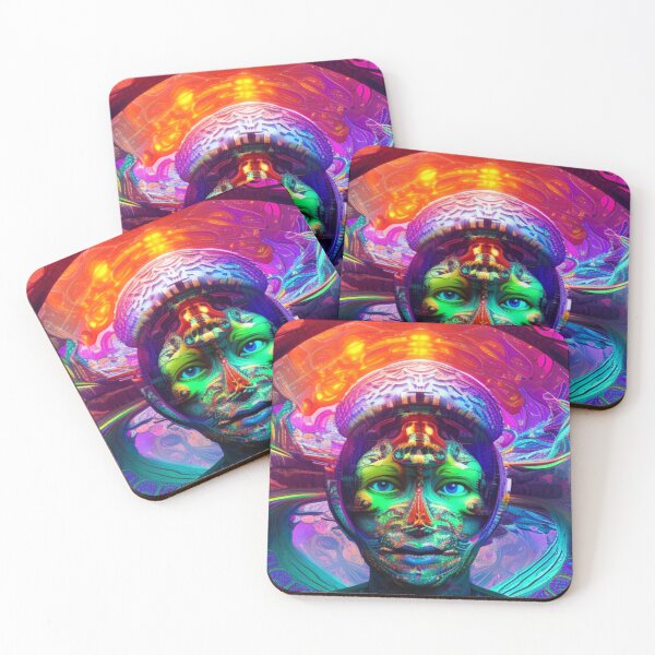 Item preview, Psychedelic Face #57 - Part of Our Psychedelic Faces Collection designed and sold by Psychedelic Psychos.