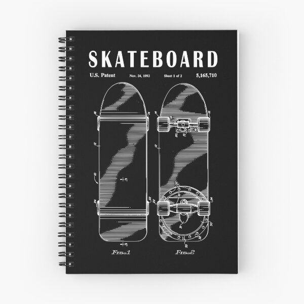 Item preview, Skater Skateboard Skateboarding Vintage Patent Drawing Prin designed and sold by ismdesigner.