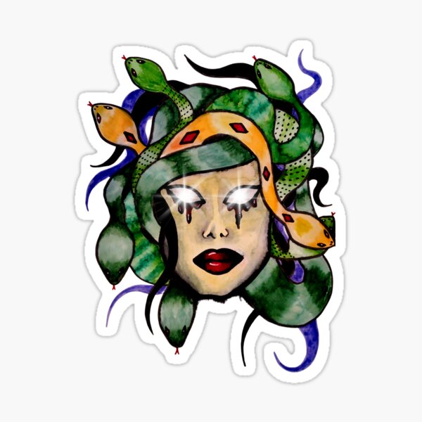Item preview, Medusa resplandeciente designed and sold by Vanessa Hogle.